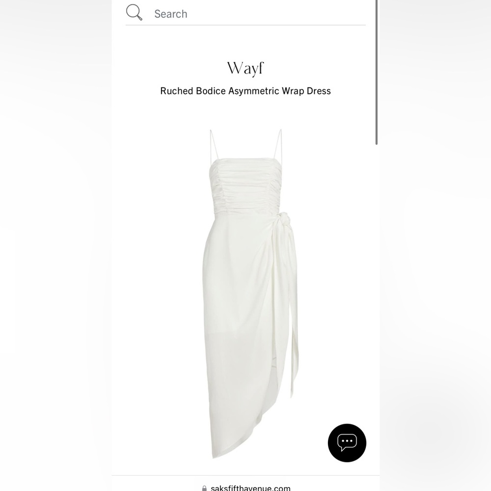 Wayf (Where are you from) asymmetrical dress.